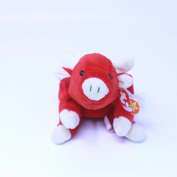 TY Vintage Bull "Snort" Beanie Baby - Picture 1 of 9